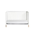 GELATO 4-IN-1 CONVERTIBLE CRIB WITH TODDLER BED CONVERSION KIT - WHITE