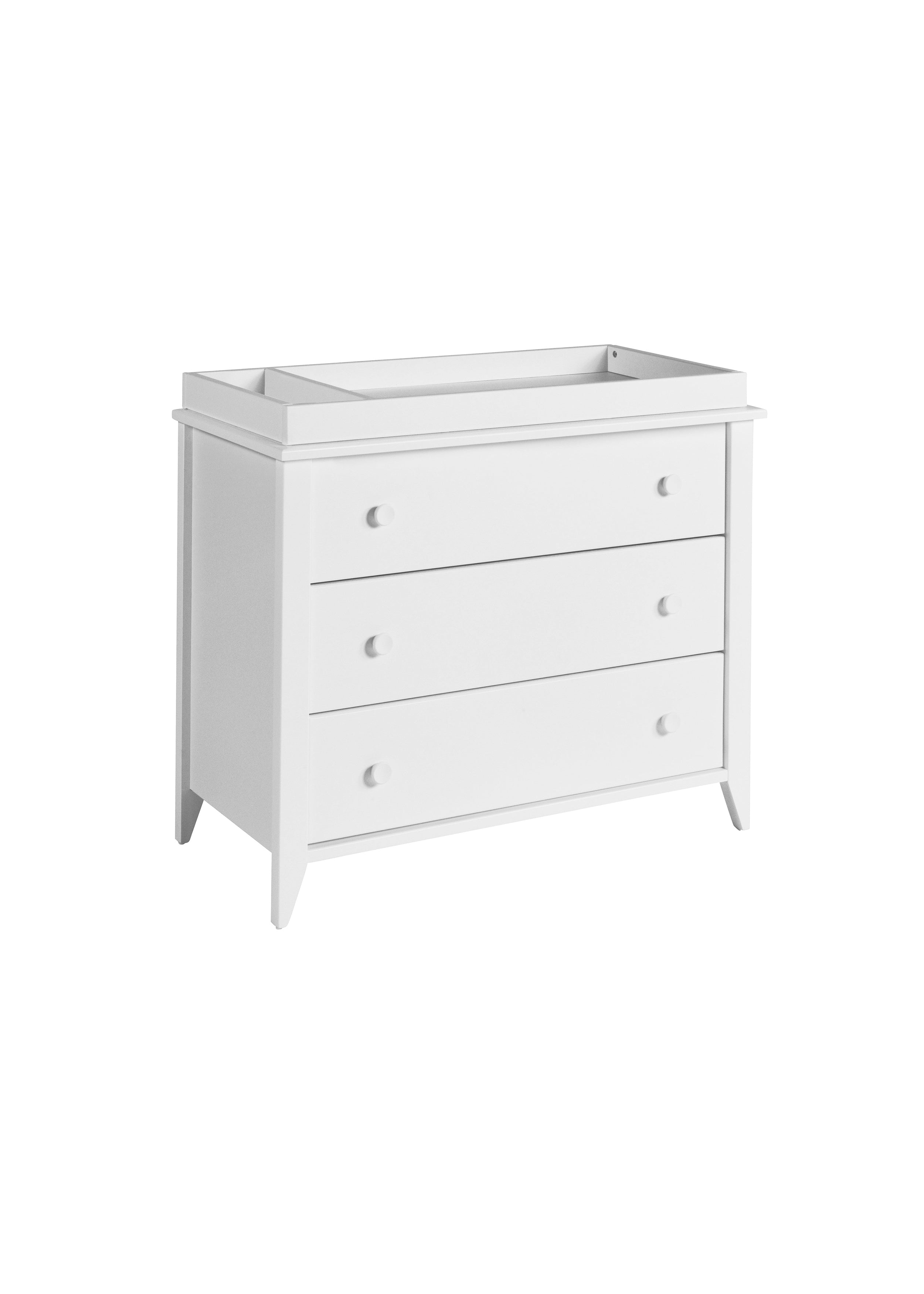Babyletto Sprout 3 Drawer Changer Dresser - White Babyletto Sprout 3 Drawer Changer Dresser - White