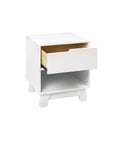 HUDSON NIGHTSTAND WITH USB PORT - WHITE