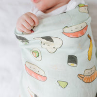 LUXE MUSLIN SWADDLE - SUSHI
