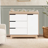 HUDSON CHANGER DRESSER - WASHED NATURAL/WHITE