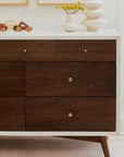 PALMA 7 DRAWER ASSEMBLED DOUBLE DRESSER - COLOR OPTIONS