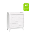 SCOOT 3-DRAWER CHANGER DRESSER WITH REMOVABLE CHANGING TRAY - COLOR OPTIONS