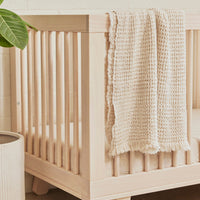 HUDSON 3-IN-1 CONVERTIBLE CRIB WITH TODDLER BED CONVERSION KIT - WASHED NATURAL