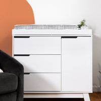 HUDSON CHANGER DRESSER - WHITE