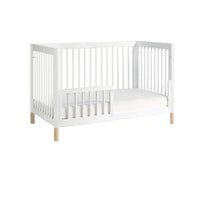 GELATO 4-IN-1 CONVERTIBLE CRIB WITH TODDLER BED CONVERSION KIT - WHITE