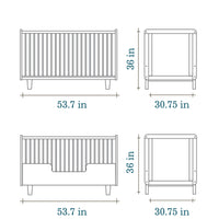 RHEA CRIB - WALNUT