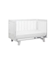 HUDSON 3-IN-1 CONVERTIBLE CRIB WITH TODDLER BED CONVERSION KIT - WHITE