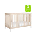 GELATO 4-IN-1 CONVERTIBLE CRIB WITH TODDLER BED CONVERSION KIT - WASHED NATURAL