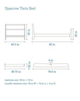 SPARROW TWIN BED