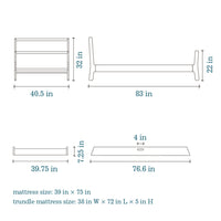 SPARROW TRUNDLE BED