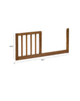 GELATO MINI TODDLER BED CONVERSION KIT - NATURAL WALNUT