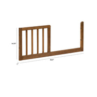 GELATO MINI TODDLER BED CONVERSION KIT - NATURAL WALNUT