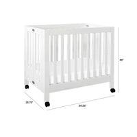 ORIGAMI MINI CRIB - WHITE