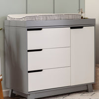 HUDSON CHANGER DRESSER - GREY/WHITE