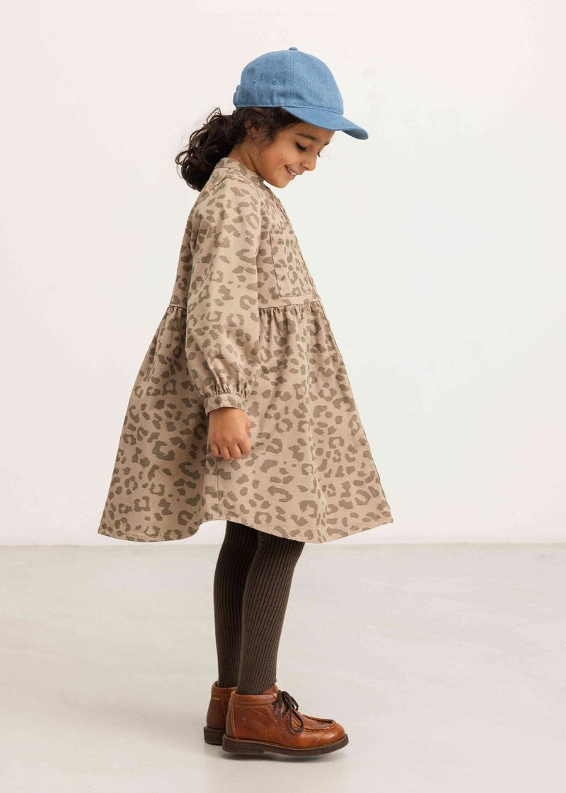 KNIT RIB TIGHTS - DARK MOUSE