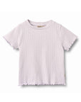 IRENE POINTELLE TEE - PURPLE