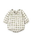 PAINTED GINGHAM ROMPER