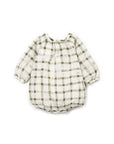 PAINTED GINGHAM ROMPER