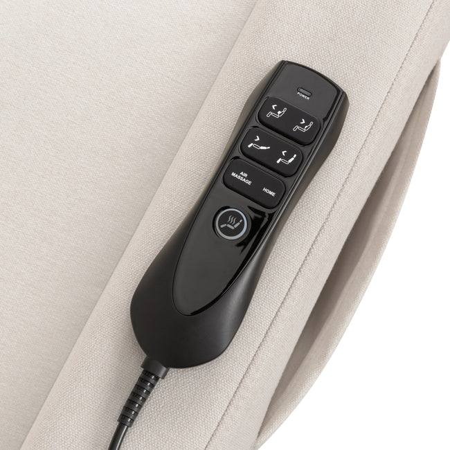 KIWI DELUXE POWER RECLINER AND SWIVEL GLIDER with Heat and Massage - Performance Cream Eco-Weave
