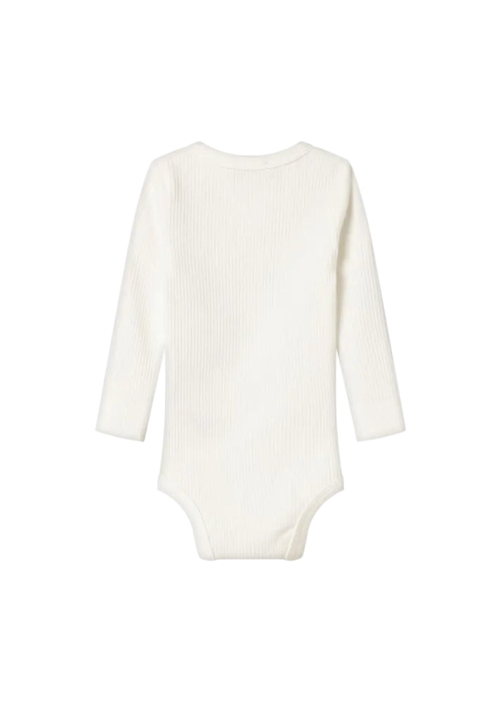 BODY BUTTON ONESIE - GENTLY WHITE