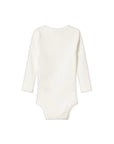BODY BUTTON ONESIE - GENTLY WHITE