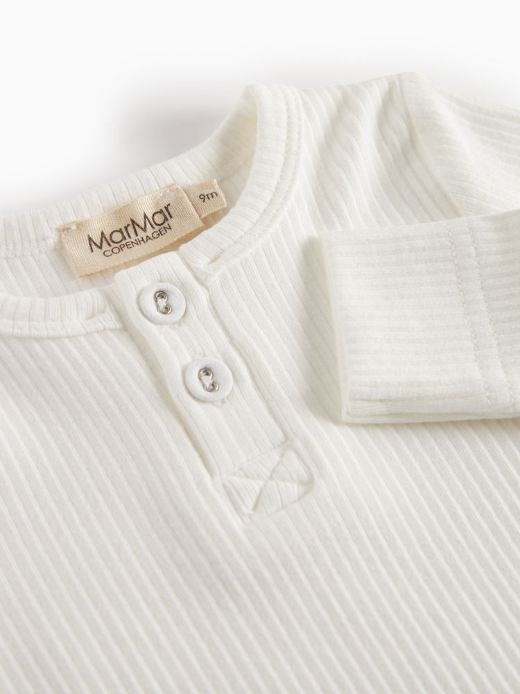 BODY BUTTON ONESIE - GENTLY WHITE