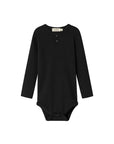 BODY BUTTON ONESIE - BLACK