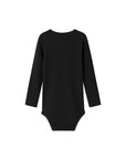 BODY BUTTON ONESIE - BLACK