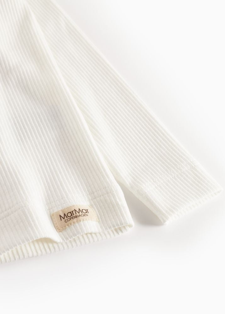 RIB MODAL TEE - GENTLY WHITE