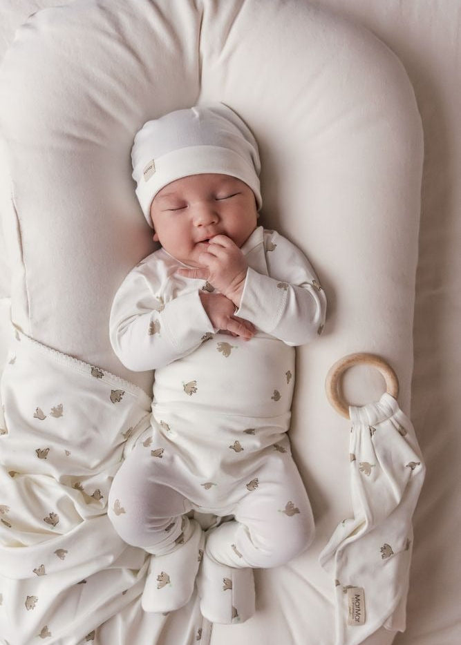 AIKO INFANT BEANIE - GENTLY WHITE