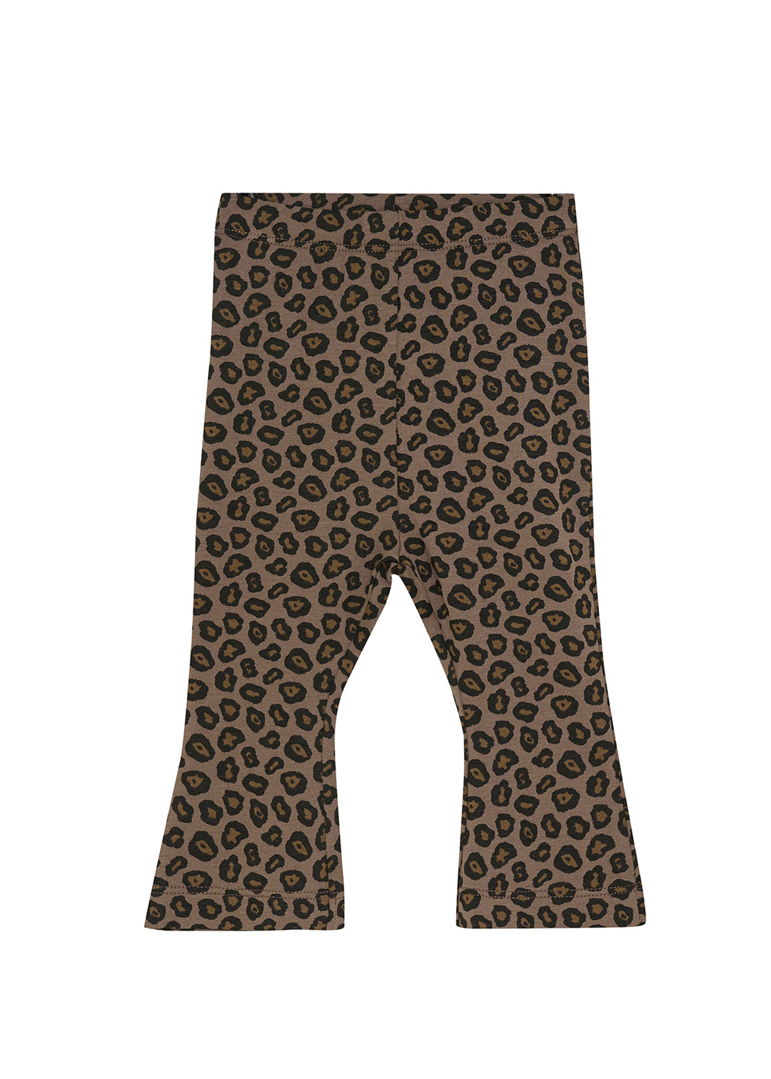 Leopard print pants on a white background