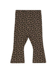 Leopard print pants on a white background