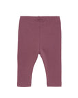 Purple leggings on a white background