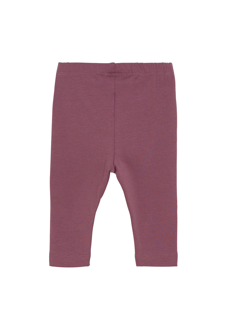Purple leggings on a white background