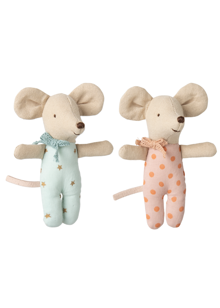 TWINS, BABY MICE IN MATCHBOX