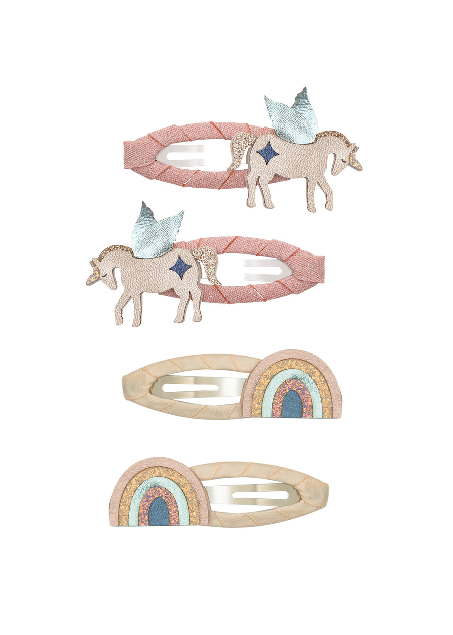 WINGED UNICORN & RAINBOW CLIC CLACS