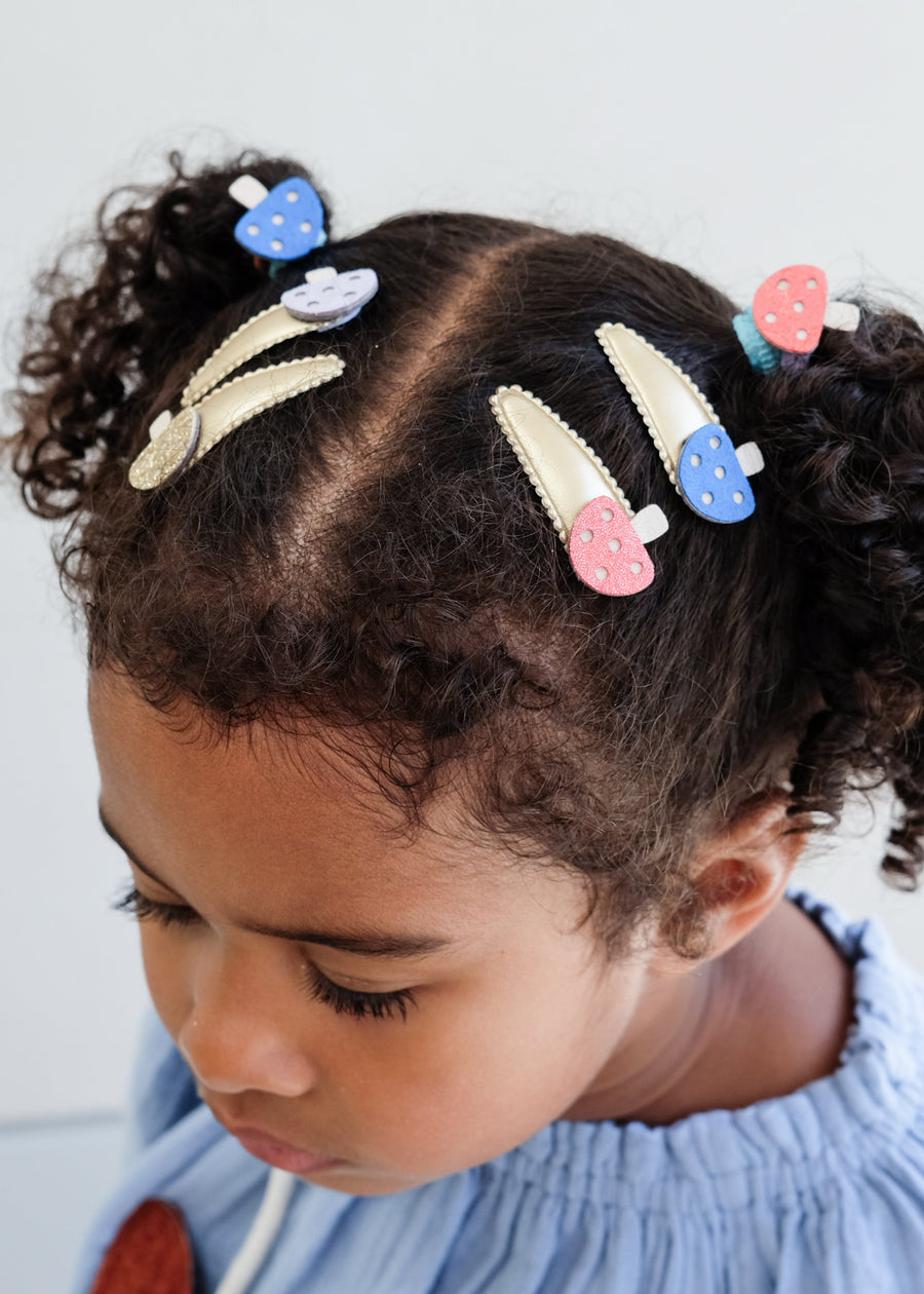 TOADSTOOL MINI HAIR CLIPS