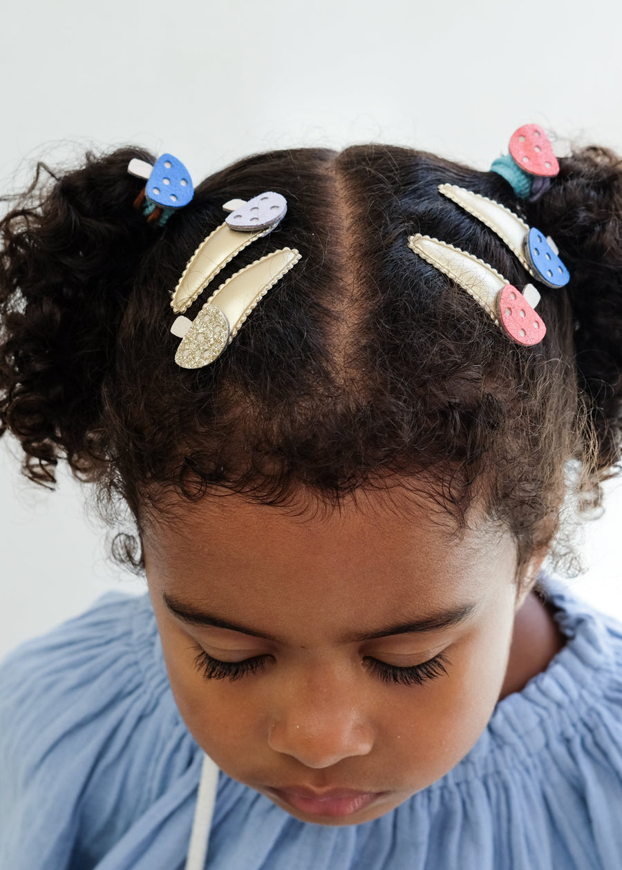 TOADSTOOL MINI HAIR CLIPS