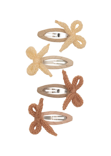 GRANNY KNITTED BOW CLIC CLACS