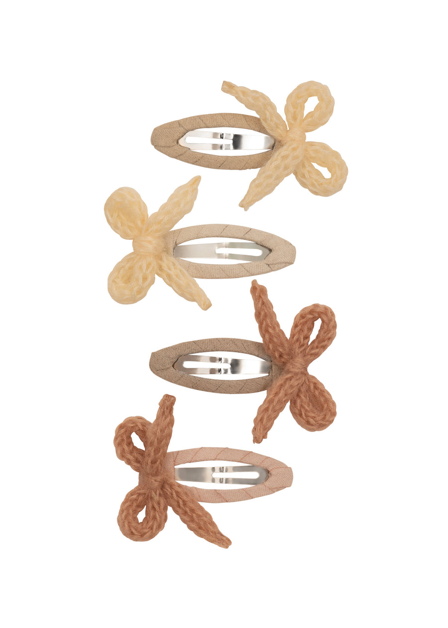 GRANNY KNITTED BOW CLIC CLACS