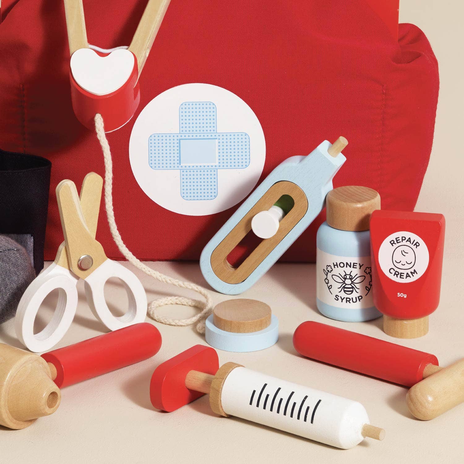 VINTAGE DOCTOR WOODEN KIT