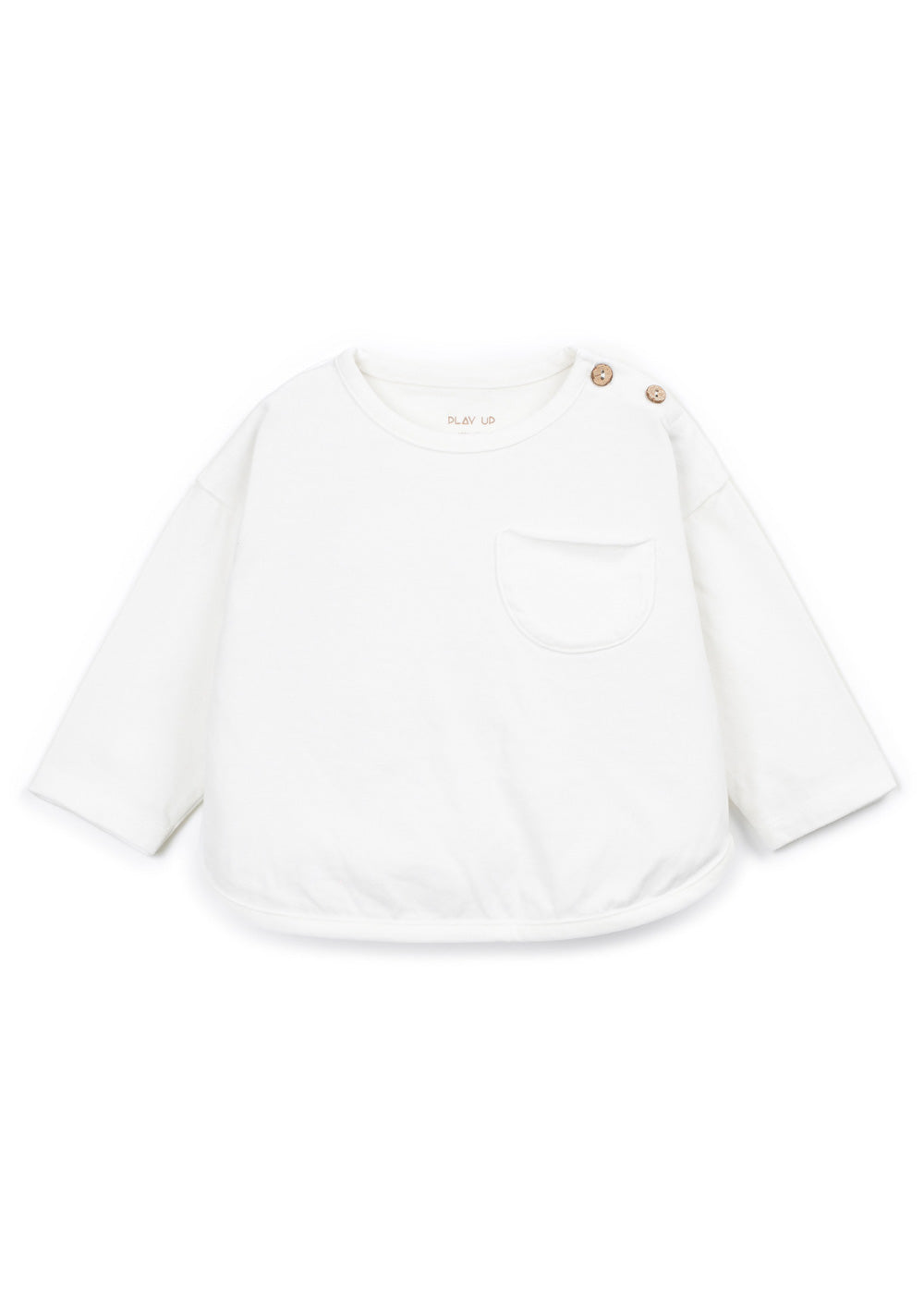 ROUND HEM TEE - WHITE