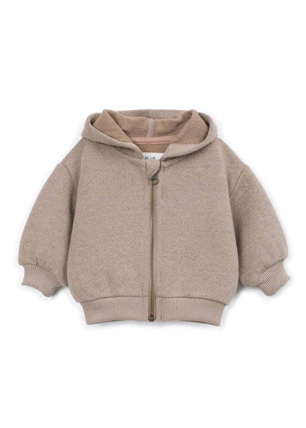 ZIP FLEECE LINED HOODIE