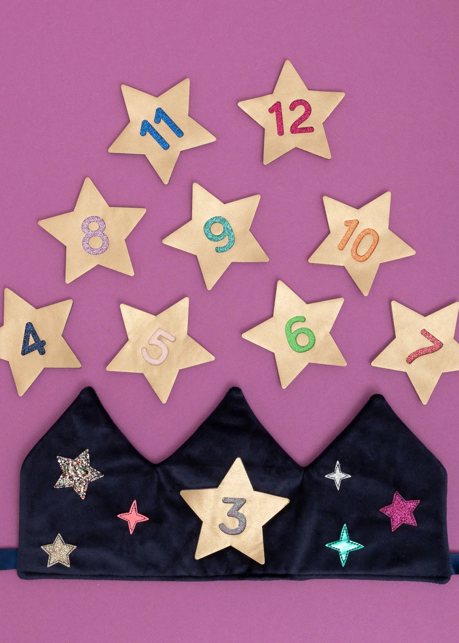 VELVET BIRTHDAY NUMBER CROWN