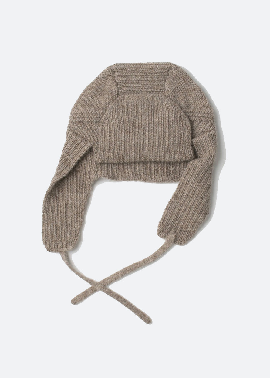 ALPACA AVIATOR HAT - CHESTNUT