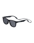 POLARIZED WAYFARER SUNGLASSES - BLACK