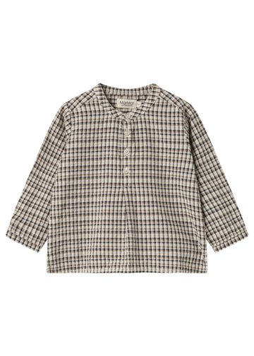 Checkered shirt on a white background