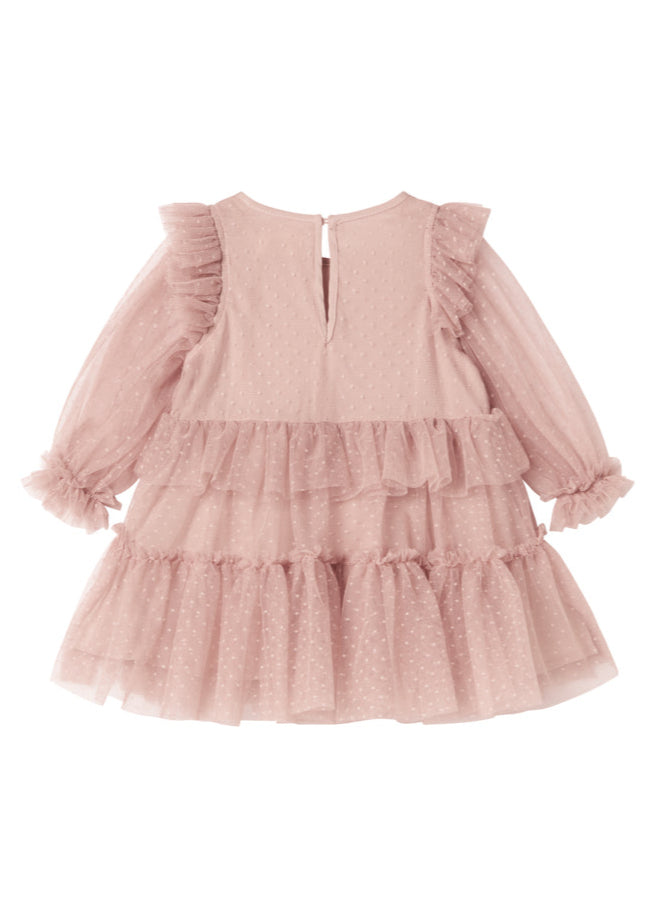 DALVINA DRESS - FADED ROSE