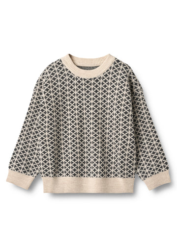 ELIAS JACQUARD SWEATER